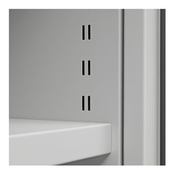 STIER Universalschrank mit 4 Fachböden 1800x800x380mm lichtgrau verschweißt