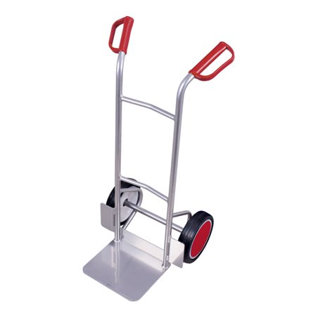 VARIOfit Aluminiumkarre niedrig Vollgummibereifung Schaufel 320 x 250 mm