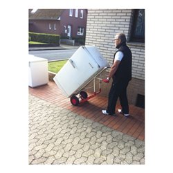 VARIOfit Aluminiumkarre mit Treppenkufen Luftbereifung Schaufel 320 x 250 mm