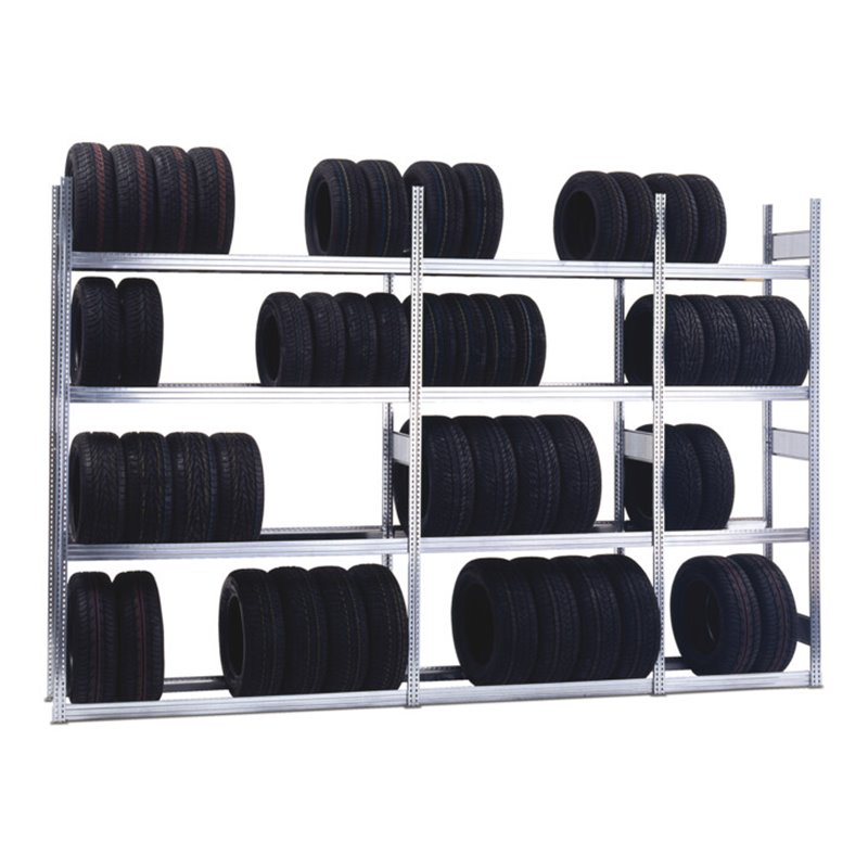 Regalwerk BERT-Reifenregal Anbaufeld Stecksystem verzinkt HxBxT 2000x875x500 mm