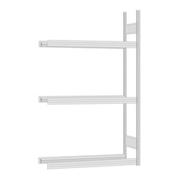 Regalwerk BERT-Reifenregal Anbaufeld Stecksystem verzinkt HxBxT 2000x875x500 mm