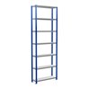 Schulte Grundregal Steckregal MULTIplus330 3000 x 1000 x 300 mm 7 Fachböden Kreuzstrebe RAL 5010 enzianblau/verzinkt