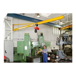 Vetter Wandschwenkkran PRAKTIKUS + Standard-Lagerkonsole + Elektrokettenzug 125kg, 3,0m