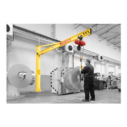 Vetter Säulenschwenkkran PRAKTIKUS + Verbundanker-System + Elektrokettenzug 125kg, 5,0m