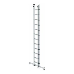 MUNK Aluminium-Schiebeleiter 2-teilig nivello®-Traverse 2 x 12 Sprossen