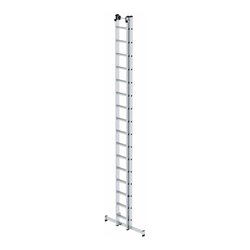 MUNK Aluminium-Schiebeleiter 2-teilig nivello®-Traverse 2 x 16 Sprossen
