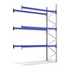 Bito Palettenregal-Set P2 Anbaufeld mit 3 Ebenen H4000xT1100xL2790 mm 800 kg, unmontiert enzianblau