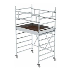 MUNK Klappgerüst Plattform-Höhe 1,80 m Größe 1,35 m x 1,80 m