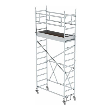 MUNK Klappgerüst Plattform-Höhe 2,80 m Größe 0,75 m x 1,80 m