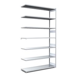 Bito Fachbodenregal Typ:L L1308xH3000xT524 mm, Anbaufeld 100 kg verzinkt