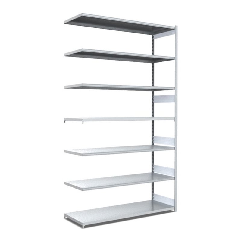 Bito Fachbodenregal Typ:L L1308xH3000xT624 mm, Anbaufeld 100 kg verzinkt