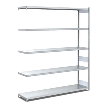 Bito Fachbodenregal Typ:L L1308xH2000xT424 mm, Anbaufeld 100 kg verzinkt