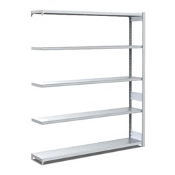 Bito Fachbodenregal Typ:L L1308xH2000xT324 mm, Anbaufeld 100 kg verzinkt