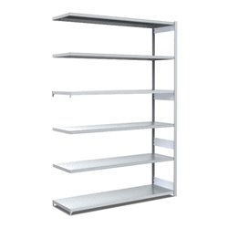 Bito Fachbodenregal Typ:L L1308xH2500xT524 mm, Anbaufeld 100 kg verzinkt