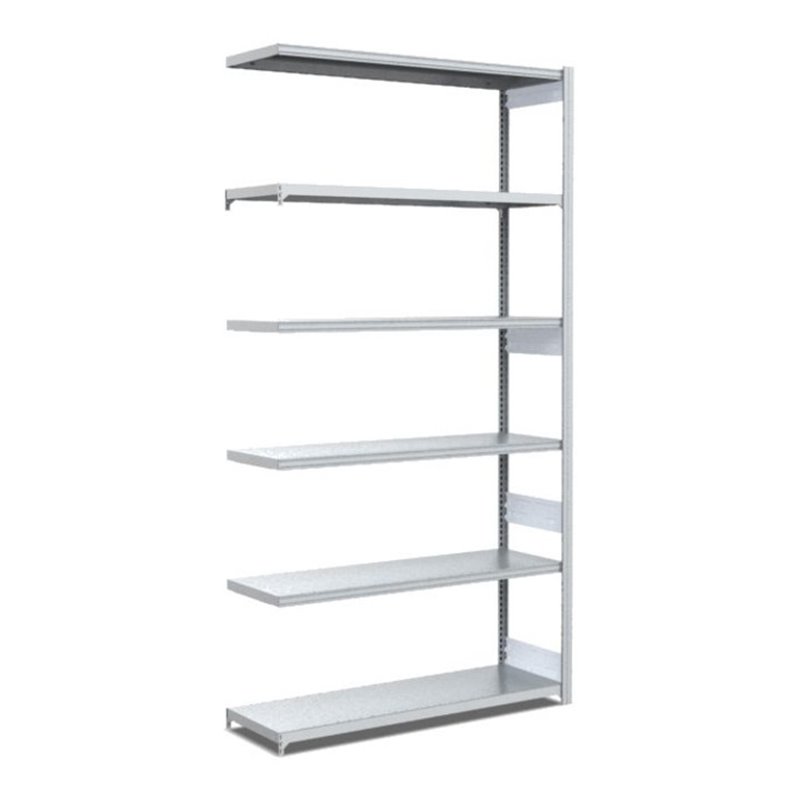 Bito Fachbodenregal Typ: L L1008xH2500xT424 mm, Anbaufeld 100 kg verzinkt