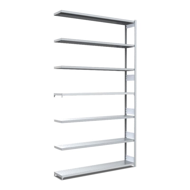 Bito Fachbodenregal Typ:L L1308xH3000xT324 mm, Anbaufeld 100 kg verzinkt