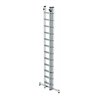 MUNK Aluminium-Schiebeleiter 3-teilig nivello®-Traverse 3 x 12 Sprossen