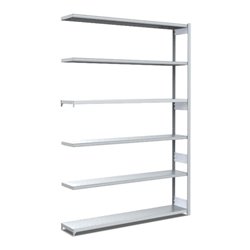 Bito Fachbodenregal Typ:L L1308xH2500xT324 mm, Anbaufeld 100 kg verzinkt