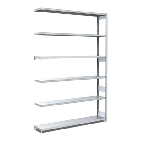 Bito Fachbodenregal Typ:L L1308xH2500xT324 mm, Anbaufeld 100 kg verzinkt