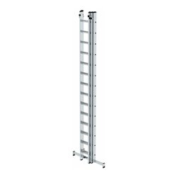 MUNK Aluminium-Schiebeleiter 3-teilig nivello®-Traverse 3 x 14 Sprossen