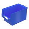 Bito Sichtlagerkasten PK Set inklusive Etikett / PK401 L350xB210xH200 mm, blau