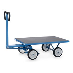 fetra Handpritschenwagen 6403V - Tragkraft 700kg Vollgummi-Reifen