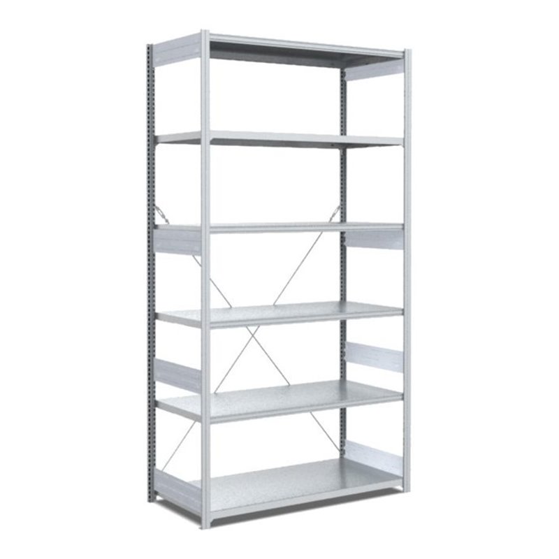 Bito Fachbodenregal Typ:M L1058xH2500xT624 mm, Grundfeld 200 kg verzinkt