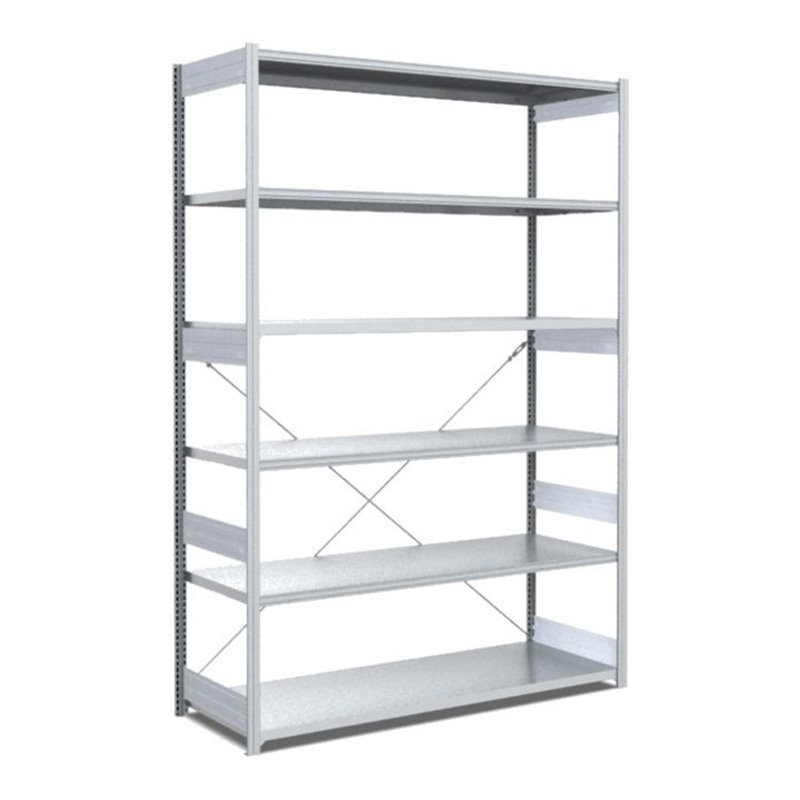 Bito Fachbodenregal Typ:M L1358xH2500xT624 mm, Grundfeld 200 kg verzinkt