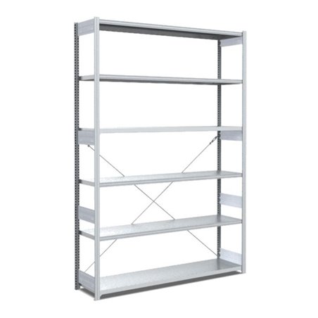 Bito Fachbodenregal Typ:M L1358xH2500xT424 mm, Grundfeld 200 kg verzinkt