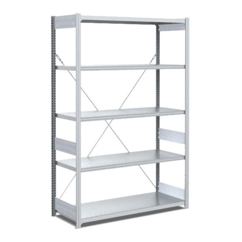 Bito Fachbodenregal Typ:M L1058xH2000xT524 mm, Grundfeld 200 kg verzinkt