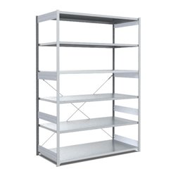 Bito Fachbodenregal Typ:M L1358xH2500xT824 mm, Grundfeld 200 kg verzinkt