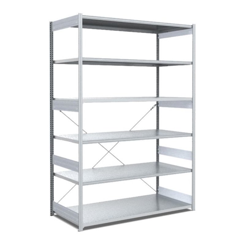 Bito Fachbodenregal Typ:M L1358xH2500xT824 mm, Grundfeld 200 kg verzinkt