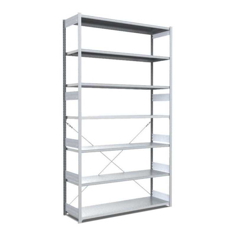 Bito Fachbodenregal Typ:M L1358xH3000xT524 mm, Grundfeld 200 kg verzinkt