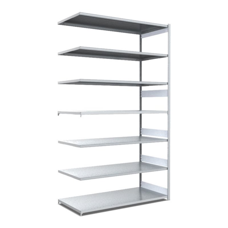 Bito Fachbodenregal Typ:M L1308xH3000xT824 mm, Anbaufeld 200 kg verzinkt