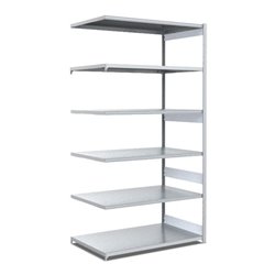 Bito Fachbodenregal Typ:M L1008xH2500xT824 mm, Anbaufeld 200 kg verzinkt