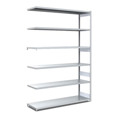 Bito Fachbodenregal Typ:M L1308xH2500xT524 mm, Anbaufeld 200 kg verzinkt