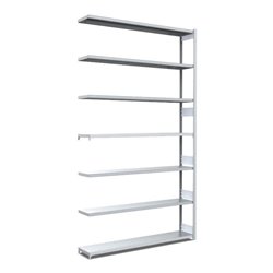 Bito Fachbodenregal Typ:M L1308xH3000xT324 mm, Anbaufeld 200 kg verzinkt