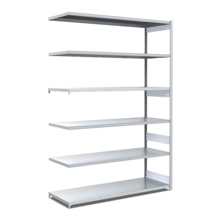 Bito Fachbodenregal Typ:M L1308xH2500xT624 mm, Anbaufeld 200 kg verzinkt