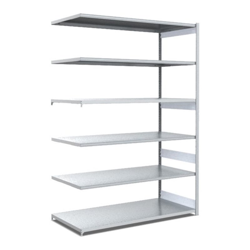 Bito Fachbodenregal Typ:M L1308xH2500xT824 mm, Anbaufeld 200 kg verzinkt