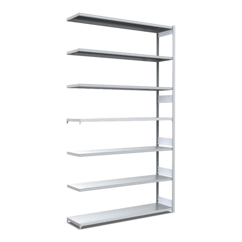 Bito Fachbodenregal Typ:M L1308xH3000xT424 mm, Anbaufeld 200 kg verzinkt