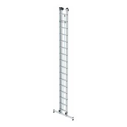 MUNK Aluminium-Seilzugleiter 2-teilig nivello®-Traverse 2 x 16 Sprossen
