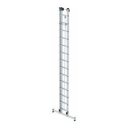 MUNK Aluminium-Seilzugleiter 2-teilig nivello®-Traverse 2 x 14 Sprossen