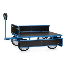 fetra Handpritschenwagen 6455V - Tragkraft 1000kg Vollgummi-Reifen