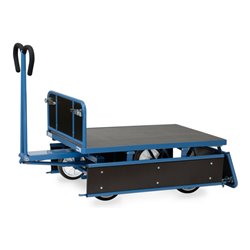 fetra Handpritschenwagen 6453V - Tragkraft 700kg Vollgummi-Reifen