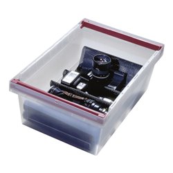 Bito Mehrwegbehälter mit Deckel/Bügel/Kufe / MBB64221 L600xB400xH223 mm, transparent