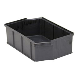 Bito Einsatzkästen EK25179 für Eurostapelbehälter XL B 258 mm x H 90 mm x T 178 mm, schwarz