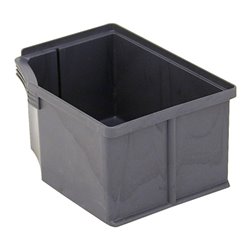 Bito Einsatzkästen EK17129 für Eurostapelbehälter XL B 178 mm x H 90 mm x T 129 mm, schwarz