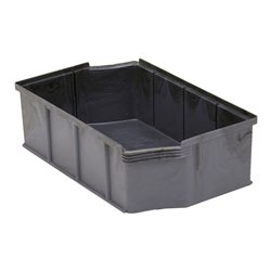 Bito Einsatzkästen EK27179 für Eurostapelbehälter XL B 277 mm x H 90 mm x T 178 mm, schwarz