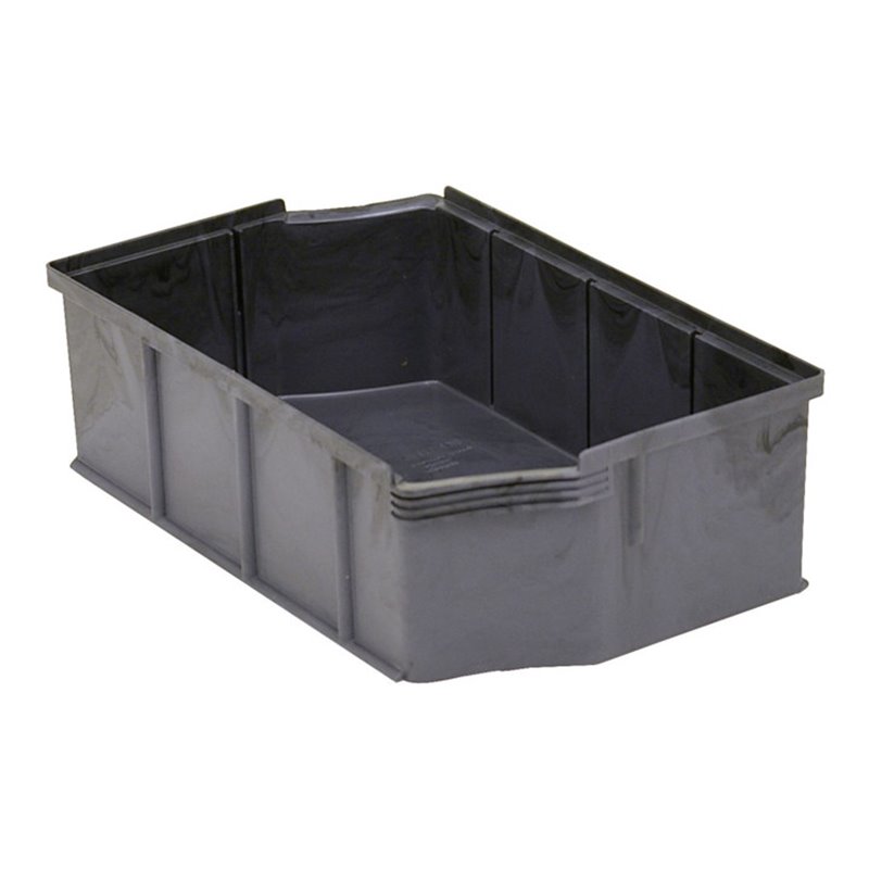 Bito Einsatzkästen EK27179 für Eurostapelbehälter XL B 277 mm x H 90 mm x T 178 mm, schwarz