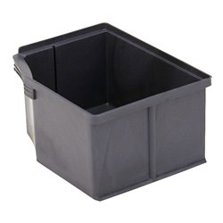 Bito Einsatzkästen EK17139 für Eurostapelbehälter XL B 178 mm x H 90 mm x T 139 mm, schwarz